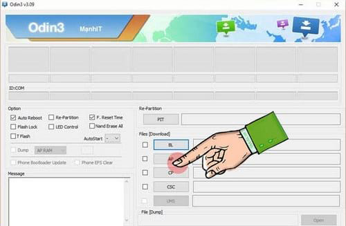 Howto Flash firmware for Samsung device